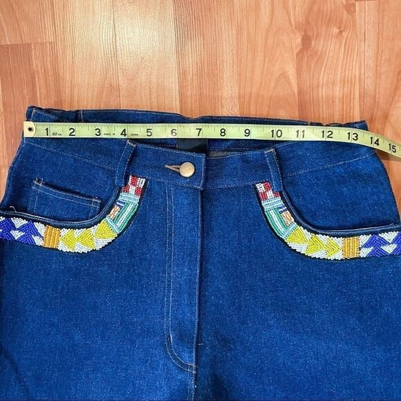 VTG I.B. Diffusion mom Jeans tapered leg med wash - Picture 10 of 13